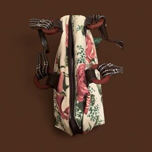 Stone Mountain Accessories Floral Tote with Brown Accents